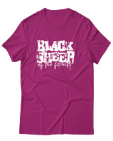 T-Shirt Αντρικό - Black Sheep Of The Family - Color Thumbnail Φουξια