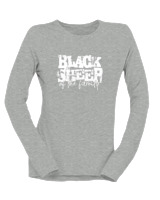 Μακρυμάνικο Μακό Γυναικείο - Black Sheep Of The Family - Color Thumbnail Γκρι Μελανζέ