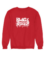 Φούτερ χωρίς κουκούλα Γυναικείο - Black Sheep Of The Family - Color Thumbnail Κόκκινο