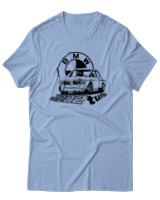 T-Shirt Αντρικό - Bmw 2002 Turbo - Color Thumbnail Γαλάζιο