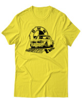 T-Shirt Αντρικό - Bmw 2002 Turbo - Color Thumbnail Κίτρινο