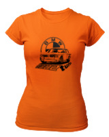T-Shirt Στενή Γραμμή Γυναικείο - Bmw 2002 Turbo - Color Thumbnail Πορτοκαλί