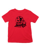 T-Shirt  Παιδικό - Bmw 2002 Turbo - Color Thumbnail Κόκκινο