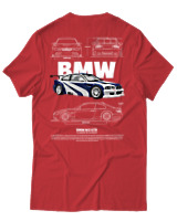 T-Shirt Αντρικό - Bmw M3 GTR - Color Thumbnail Κόκκινο