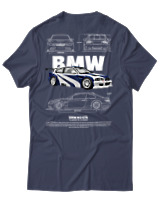 T-Shirt Αντρικό - Bmw M3 GTR - Color Thumbnail Μπλε Γκρι