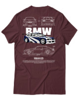 T-Shirt Αντρικό - Bmw M3 GTR - Color Thumbnail Μπορντό