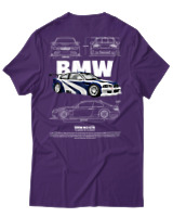 T-Shirt Αντρικό - Bmw M3 GTR - Color Thumbnail Σκούρο Μωβ