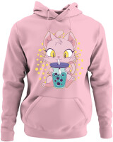 Φούτερ με κουκούλα - Boda Tea Cat - Color Thumbnail Pink