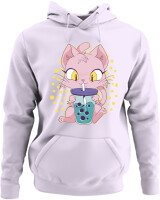 Φούτερ με κουκούλα - Boda Tea Cat - Color Thumbnail Λιλά