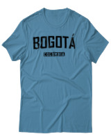 T-Shirt Αντρικό - Bogota Colombia - Color Thumbnail Τιρκουάζ