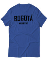 T-Shirt Αντρικό - Bogota Colombia - Color Thumbnail Μπλε Ρουά