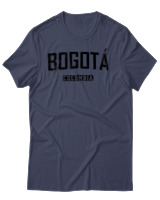 T-Shirt Αντρικό - Bogota Colombia - Color Thumbnail Μπλε Γκρι