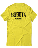 T-Shirt Αντρικό - Bogota Colombia - Color Thumbnail Κίτρινο