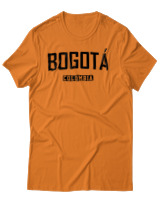 T-Shirt Αντρικό - Bogota Colombia - Color Thumbnail Πορτοκαλί