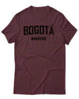 T-Shirt Αντρικό - Bogota Colombia - Color Thumbnail Μπορντό