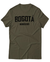 T-Shirt Αντρικό - Bogota Colombia - Color Thumbnail Χακί