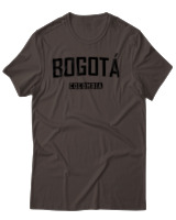 T-Shirt Αντρικό - Bogota Colombia - Color Thumbnail Καφέ