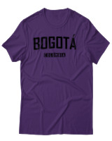 T-Shirt Αντρικό - Bogota Colombia - Color Thumbnail Σκούρο Μωβ