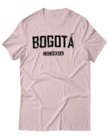 T-Shirt Αντρικό - Bogota Colombia - Color Thumbnail Απαλό Ροζ