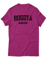 T-Shirt Αντρικό - Bogota Colombia - Color Thumbnail Φουξια