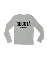 Μακρυμάνικο Μακό - Bogota Colombia - Color Thumbnail Γκρι Μελανζέ