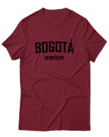 T-Shirt  Γυναικείο - Bogota Colombia - Color Thumbnail Σκούρο Κόκκινο