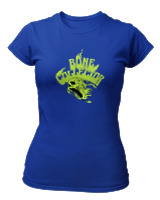 T-Shirt Στενή Γραμμή Γυναικείο - Bone Collector - Color Thumbnail Μπλε Ρουά