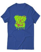 T-Shirt Αντρικό - Boo - Color Thumbnail Μπλε Ρουά