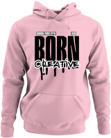 Φούτερ με κουκούλα - Born Creative - Color Thumbnail Pink