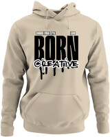 Φούτερ με κουκούλα - Born Creative - Color Thumbnail Μπέζ