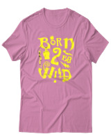T-Shirt Αντρικό - Born To Be Wild - Color Thumbnail Ροζ