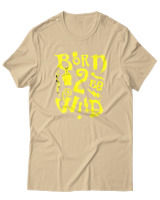 T-Shirt Αντρικό - Born To Be Wild - Color Thumbnail Μπεζ