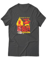 T-Shirt Αντρικό - Born To Rebel - Color Thumbnail Ανθρακί