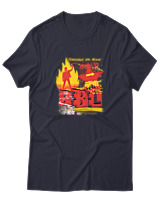 T-Shirt Αντρικό - Born To Rebel - Color Thumbnail Σκούρο Μπλε