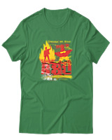 T-Shirt Αντρικό - Born To Rebel - Color Thumbnail Πράσινο