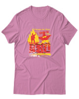 T-Shirt Αντρικό - Born To Rebel - Color Thumbnail Ροζ