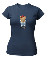 T-Shirt Στενή Γραμμή - Bossy - Color Thumbnail Σκούρο Μπλε