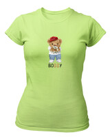 T-Shirt Στενή Γραμμή - Bossy - Color Thumbnail Λαχανί