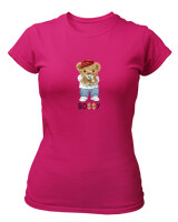 T-Shirt Στενή Γραμμή - Bossy - Color Thumbnail Φουξια