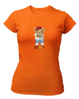 T-Shirt Στενή Γραμμή - Bossy - Color Thumbnail Πορτοκαλί