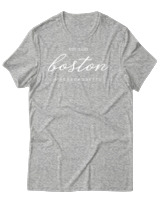 T-Shirt Αντρικό - Boston Est 1630 - Color Thumbnail Γκρι Μελανζέ