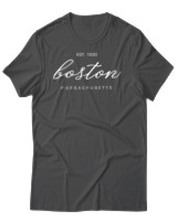 T-Shirt Αντρικό - Boston Est 1630 - Color Thumbnail Ανθρακί