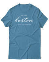 T-Shirt Αντρικό - Boston Est 1630 - Color Thumbnail Τιρκουάζ