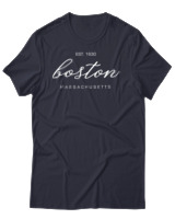 T-Shirt Αντρικό - Boston Est 1630 - Color Thumbnail Σκούρο Μπλε