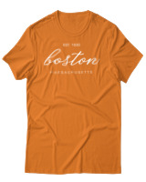 T-Shirt Αντρικό - Boston Est 1630 - Color Thumbnail Πορτοκαλί