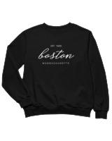 Φούτερ χωρίς κουκούλα Παιδικό - Boston Est 1630 - Color Thumbnail Μαύρο