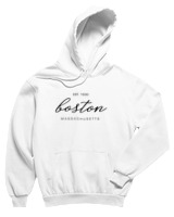 Φούτερ με κουκούλα Παιδικό - Boston Est 1630 - Color Thumbnail 'Ασπρο