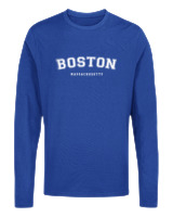 Μακρυμάνικο Μακό Αντρικό - Boston Massahusetts - Color Thumbnail Μπλε Ρουά