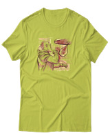 T-Shirt Αντρικό - Boxer - Color Thumbnail Λαχανί