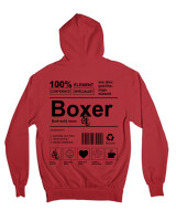 Ζακέτα Φούτερ με κουκούλα - Boxer - Color Thumbnail Κόκκινο